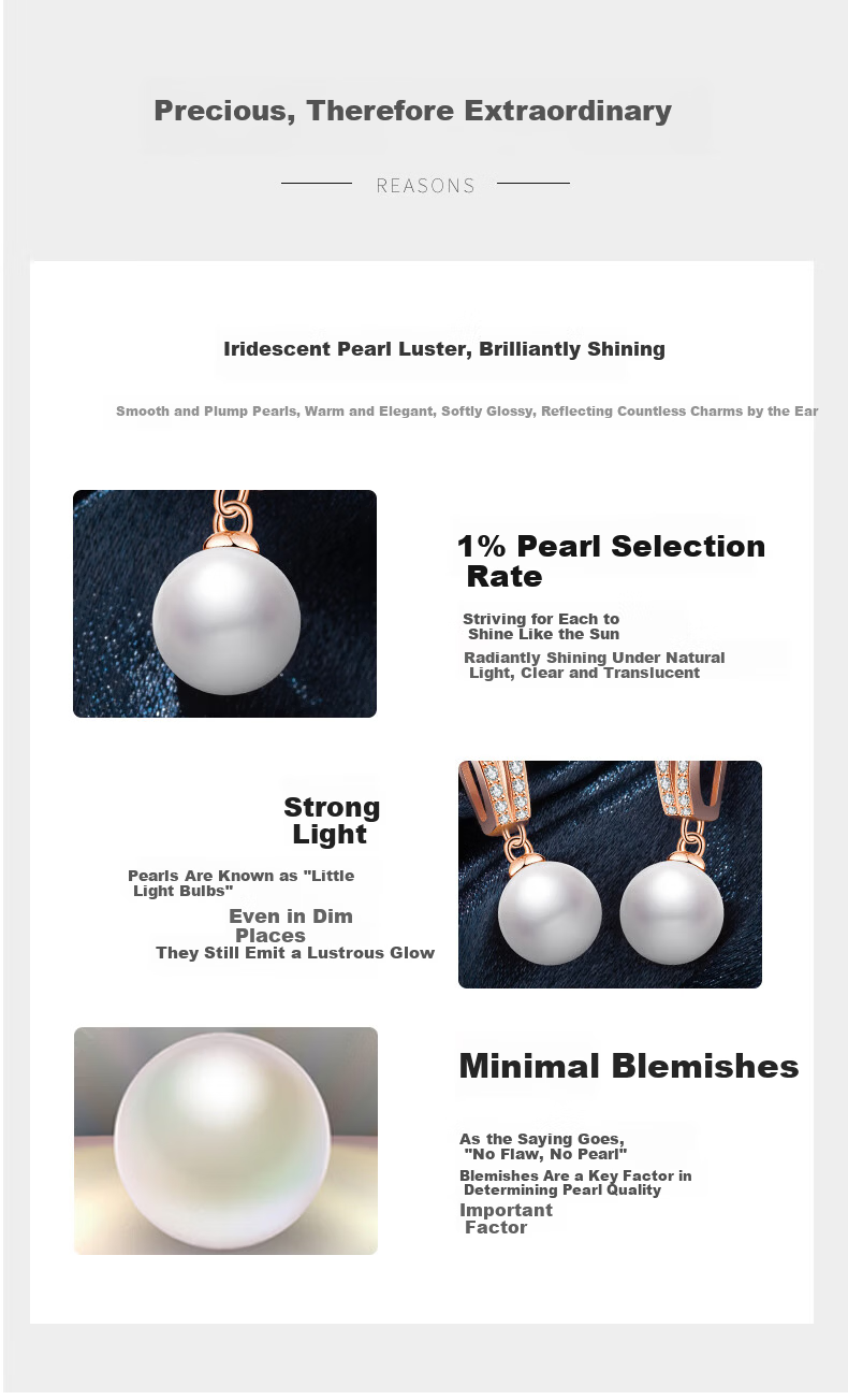 Laomiao Practical High-End Freshwater Pearl Stud Earrings for Women Silver Jewelry Thoughtful Gift for Girlfriend Wife 6