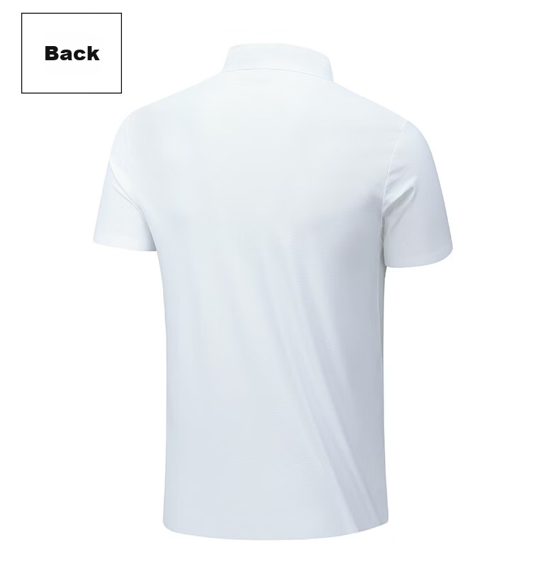 Jeanswest Men's Short Sleeve Polo Shirt Summer Thin Ice Silk Breathable Quick-Dry Casual Business Commuter Top 11