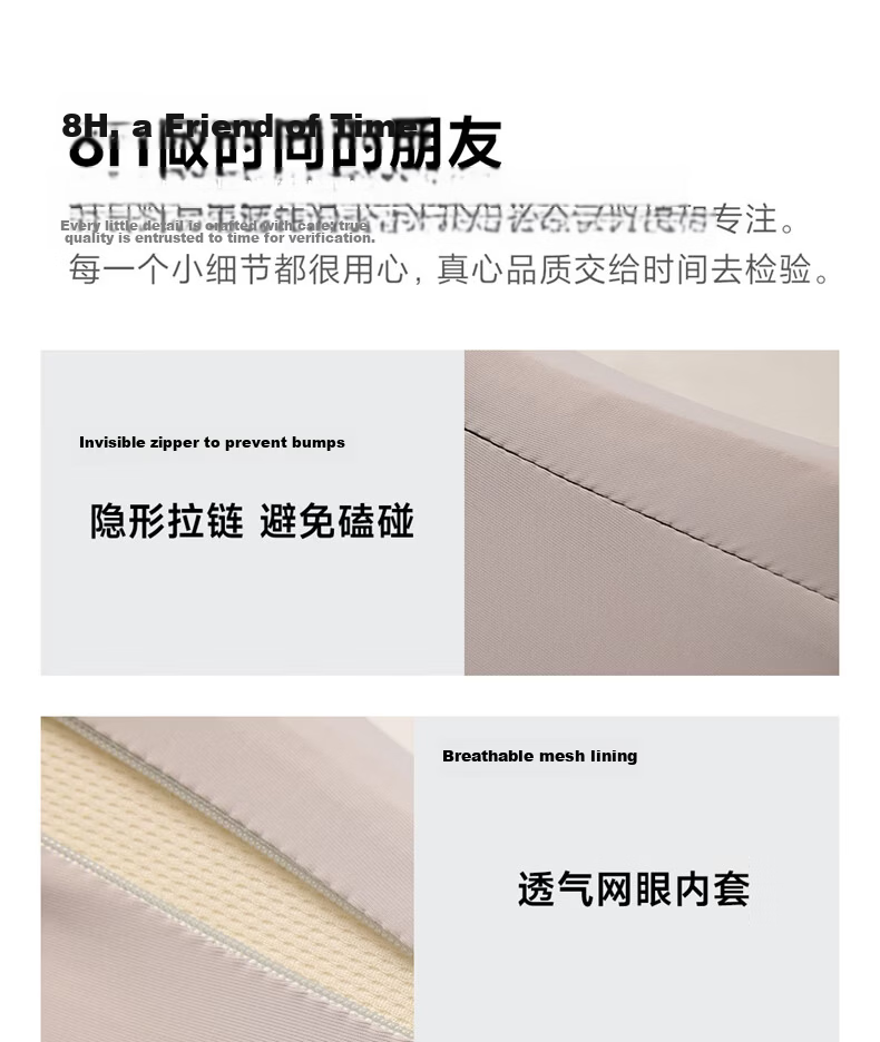 8H Slow Rebound Memory Foam A-Class Adult Pillow Neck Support Deep Sleep Antibacterial Pillowcase HY Pro Gray 12