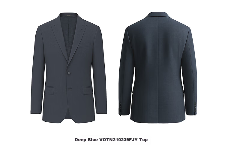 YOUNGOR Men's Spring Summer 2026 Dark Blue Suit Jacket VOTN210239FJY 170/96A 25