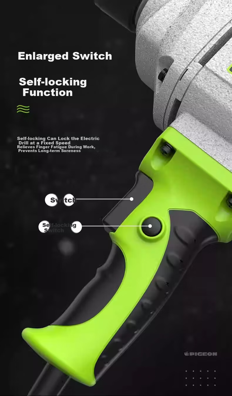 PIGEON G6-16A Industrial Grade High Torque Handheld Electric Mixer with Pure Copper Motor for Putty Powder 6