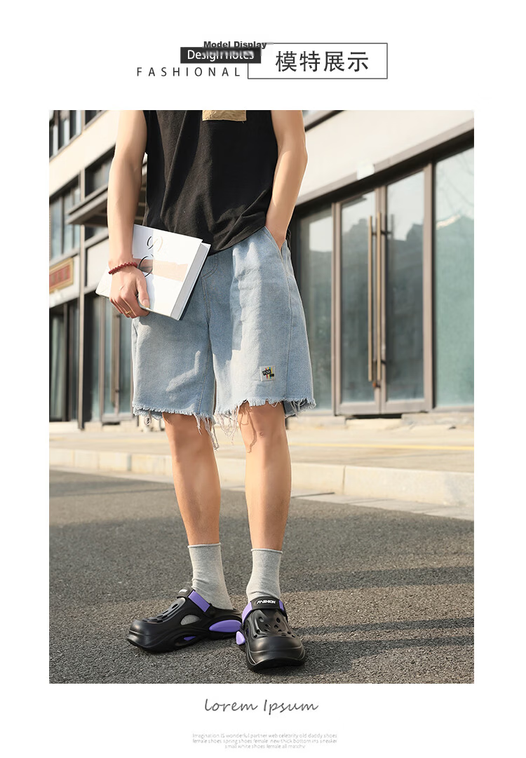 CARTELO Summer New Men's Sports Sandals Outdoor Slippers Casual Breathable Hole Shoes JF10 Sand Color Size 44-45 8