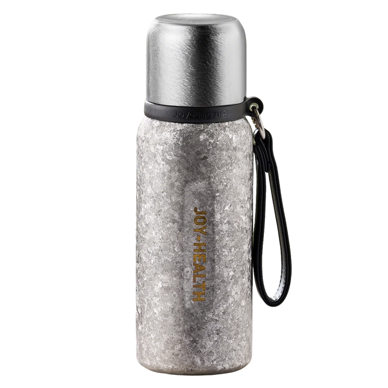 Joyoung Pure Titanium Insulated Tea Separation Tea Cup Large Capacity Office Outdoor Portable Titanium Water Bottle 550ml