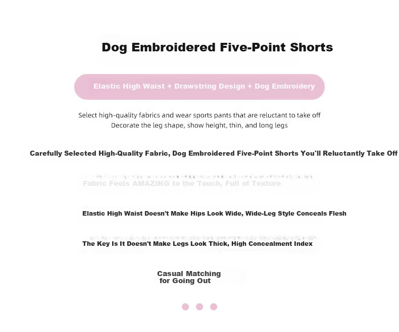 Langsha Women's Summer Thin Embroidered High-Waist Quick-Dry American Style Sports Shorts Beach Mid-Length Pants 2