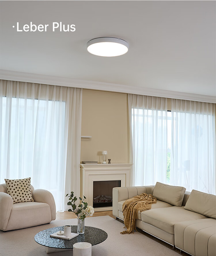 Paulmann P German Living Room Ceiling Light, Bedroom Eye Protection Anti-Blue Light Anti-Flicker Full Spectrum Lighting Fixture [Installation Included] 22
