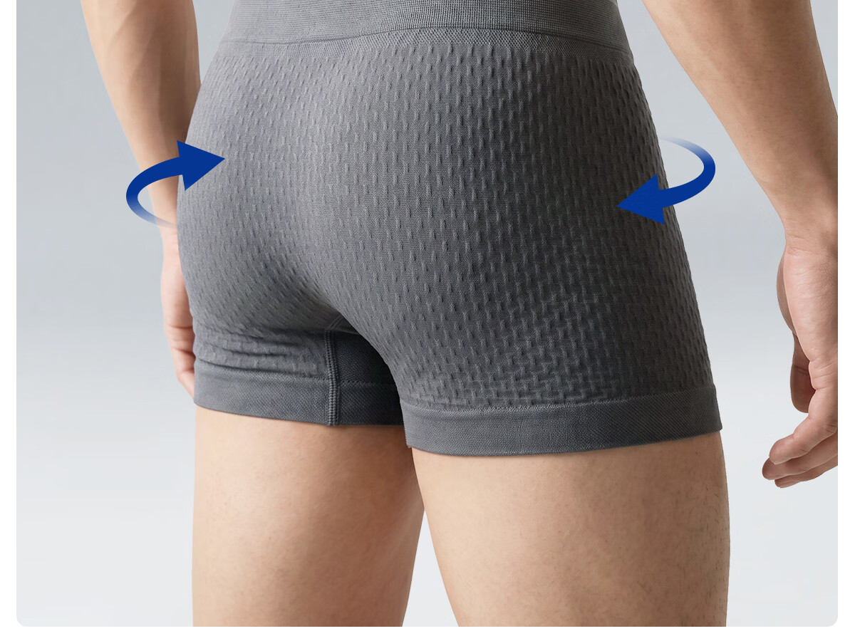 Freego Disposable Men's Boxer Briefs Seamless Large Size Sterilized Portable Travel Business Daily Use 3-Pack L 9
