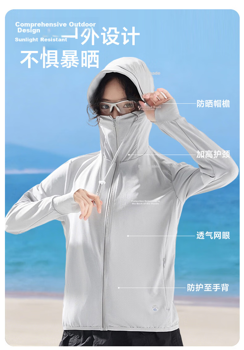 Warrior Women's Summer Lightweight Quick-Dry Sun Protection Jacket Thin Sunscreen Coat 11
