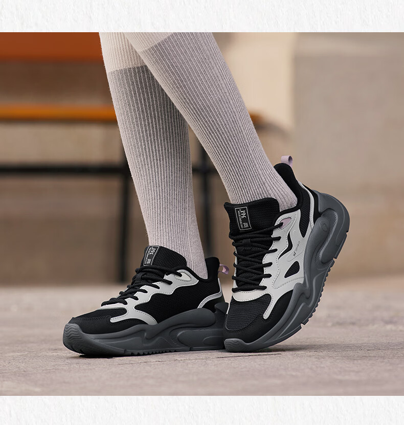 361° Yunshu Summer Mesh Breathable Sports Casual Shoes Soft Sole Commuter Dad Shoes Women 682616704-1 17