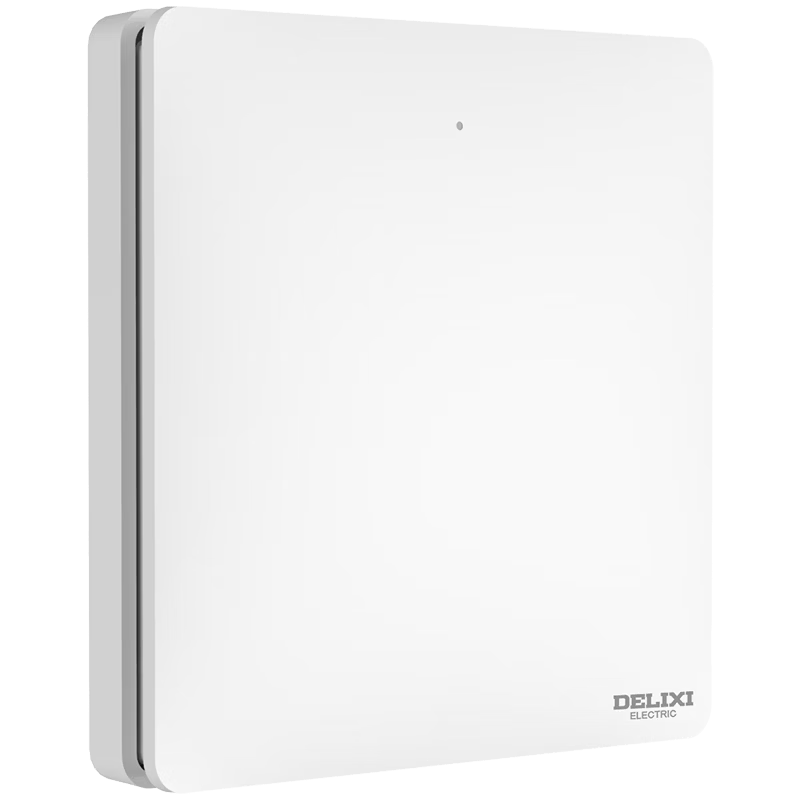 DELIXI Wireless Remote Control Switch, No Wiring Or Network Required, Light Smart Switch, One-Sided Adhesive, White