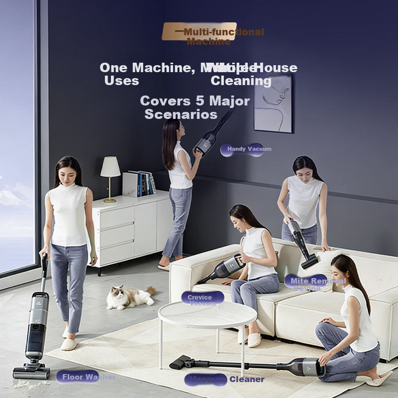 Westinghouse T40 Ultra Multi-Function Floor Washer 26KPa Strong Suction Vacuum Mop Cleaner Robot with Automatic Cleaning and Sterilization Slim Design