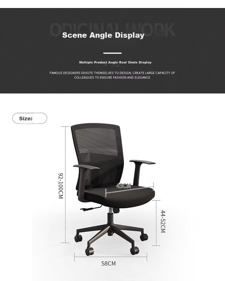 SGMW Computer Chair Home Office Chair Ergonomic Backrest Study Swivel Chair Executive Seat Gaming Esports Chair 15