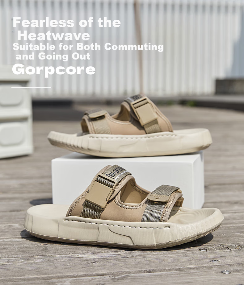 Warrior Men's Summer Outdoor Sandals 2026 New Soft Sole Sports Beach Shoes 1130 Khaki Size 43 9