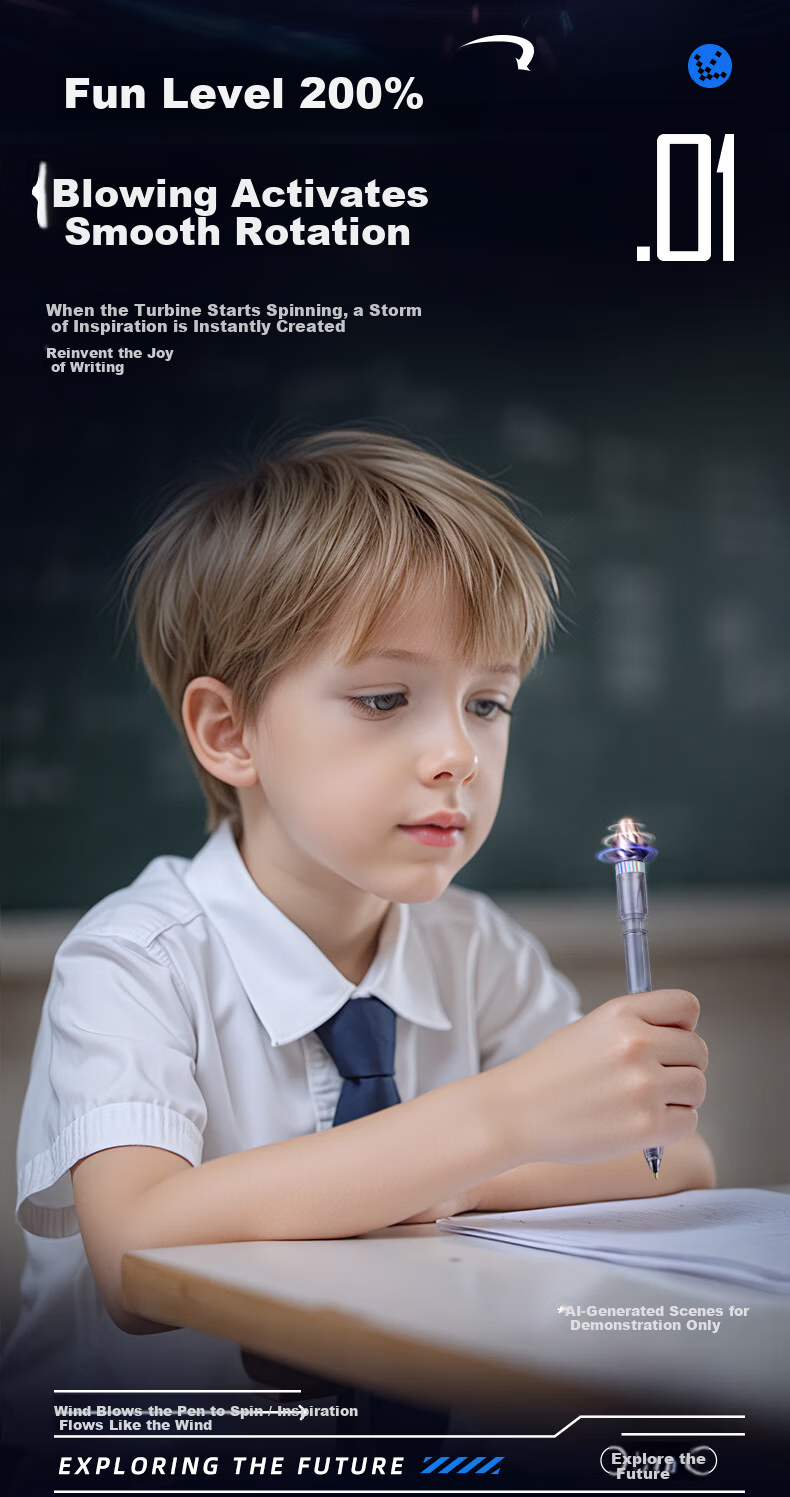 AIHAO Back-to-School Essential 0.5mm Black Ink Retractable Gel Pen Student Exam Pen ST Tip Purple Single GP4910 3