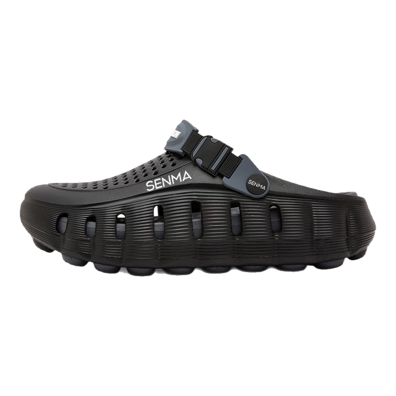 Senma Men’s 2026 New Summer Breathable Slip-On Clogs Non-Slip Odor-Resistant Comfortable Driving and Beach Sandals