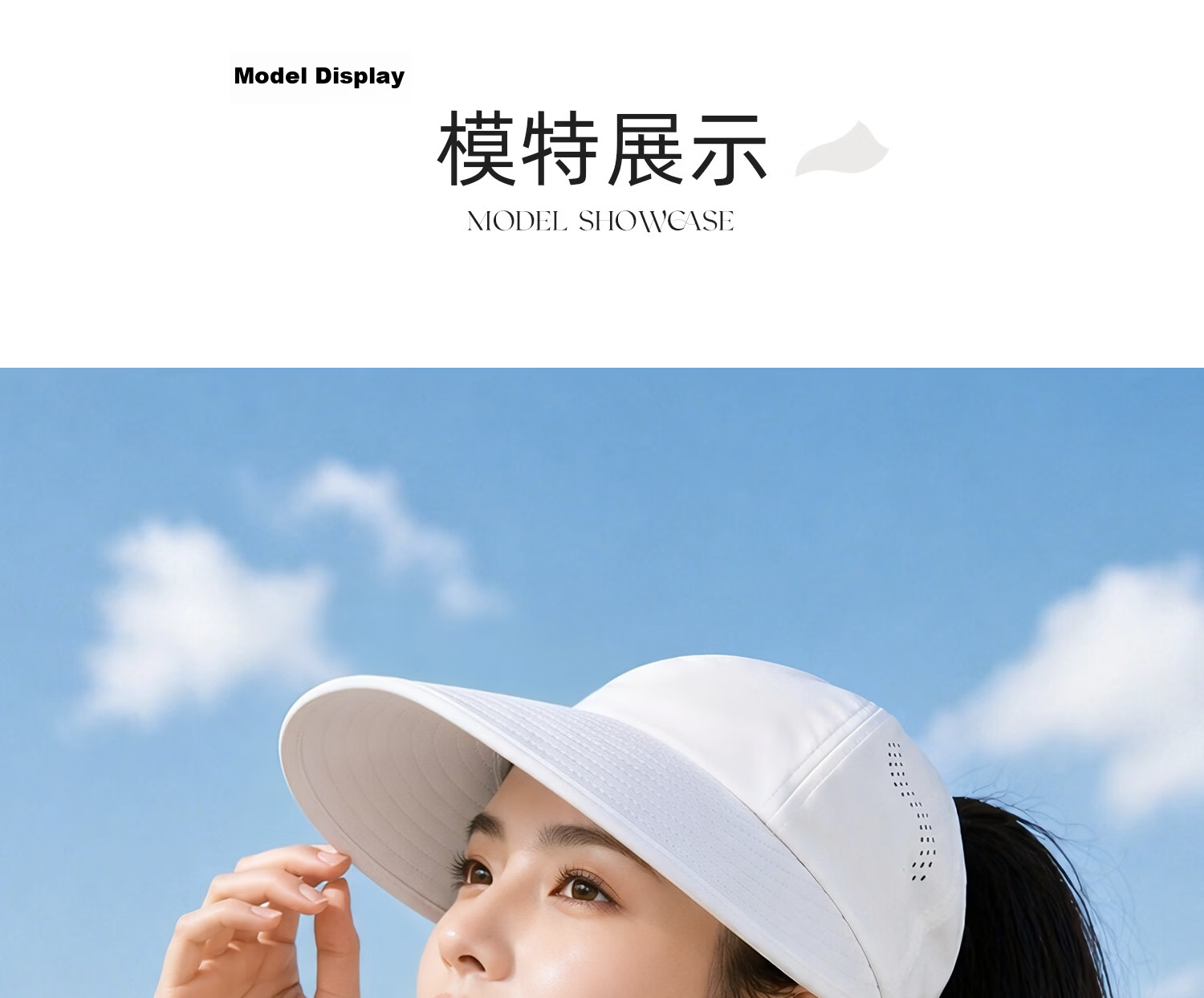 FANCET Women's Summer Sunshade Hat Large Brim UV Protection Sunscreen Outdoor Golf Baseball Cap Cooling Ponytail Hat 20