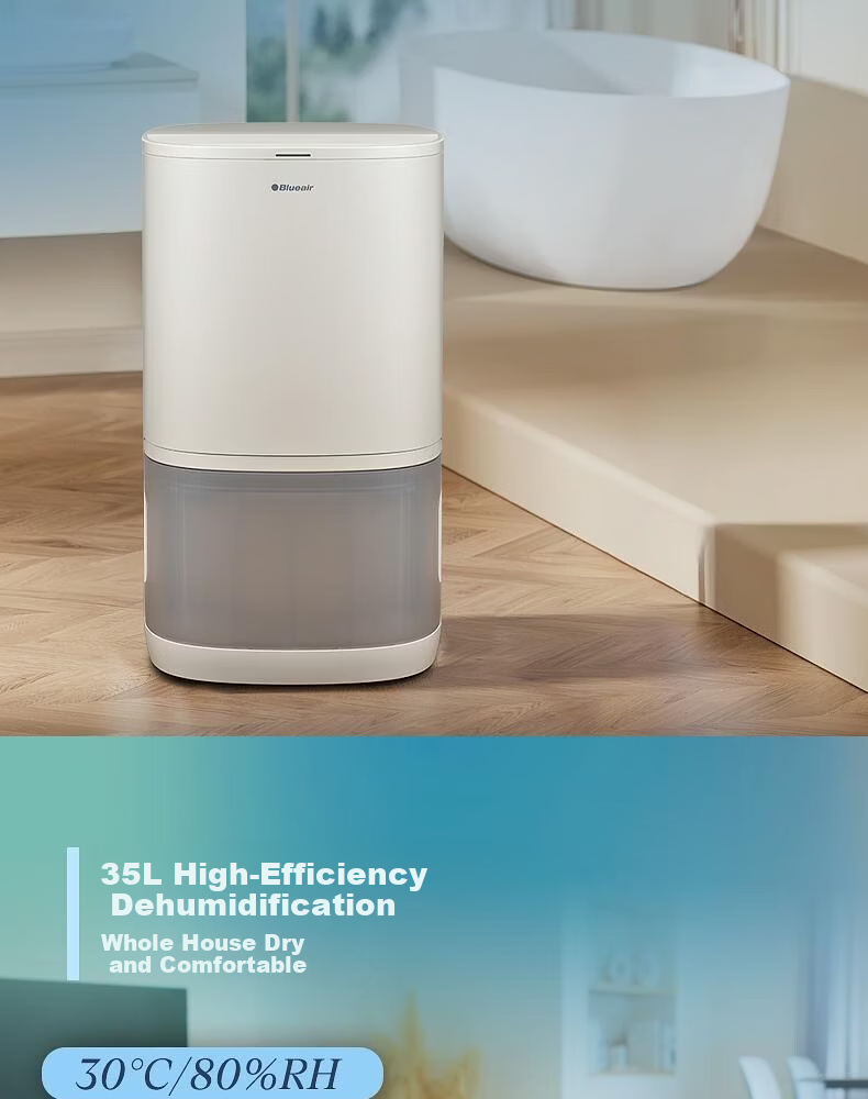 Blueair D26i Home Silent Dehumidifier and Air Purifier Combo for Damp Weather 7