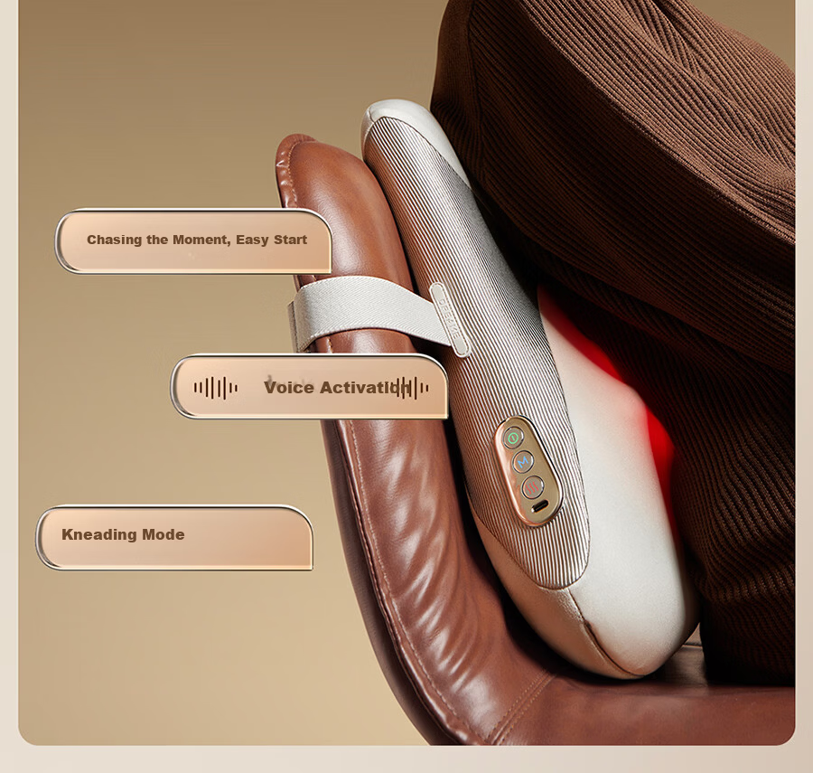 Dreame Smart Waist Massager Cushion Neck Shoulder Waist Back Leg Massager Heat Kneading Waist Protector W30 Practical Birthday Gift for Elders Parents and Friends 22