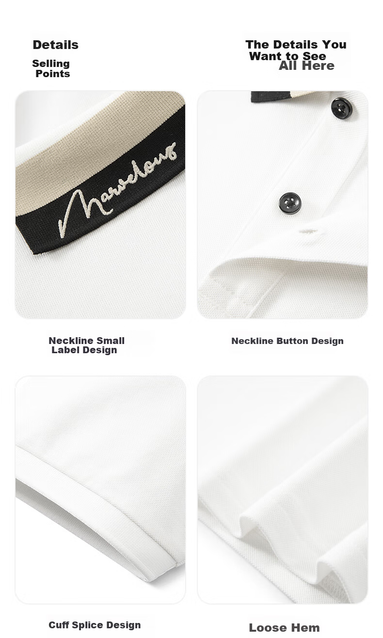 GXG Summer Men's Slim Fit Casual Simple Two-Tone Colorblock Comfortable Short Sleeve Polo Shirt 8