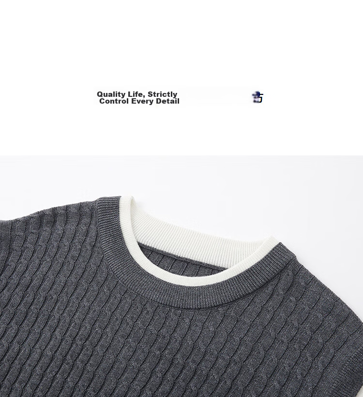 Demana【With Mulberry Silk/Sheep Wool】Spring College Style Cable Knit Colorblock Sweater Petite Women's Knitwear 10