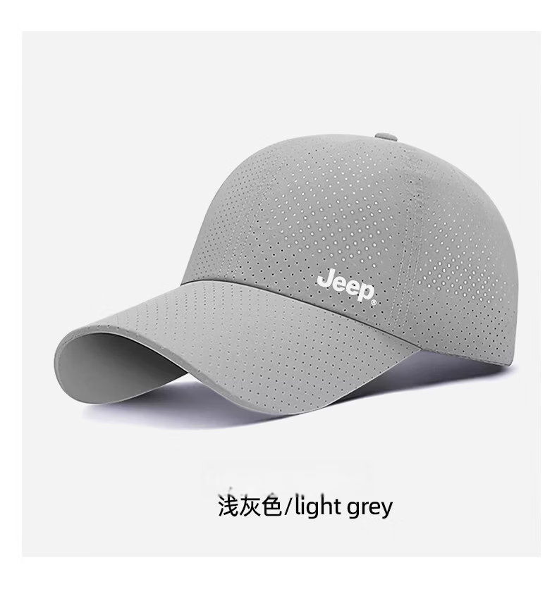 JEEP Men's Summer Cycling Baseball Cap Outdoor Mesh Breathable Fishing Sun Protection Hat 13