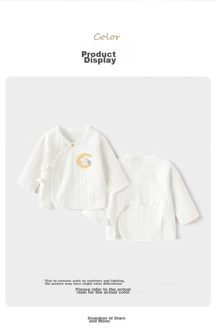 Babylove Infant Half-Back Shirt Spring And Autumn Style, Newborn Clothes, Baby Top, Newborn Monk Robe, 0-3 Months 21
