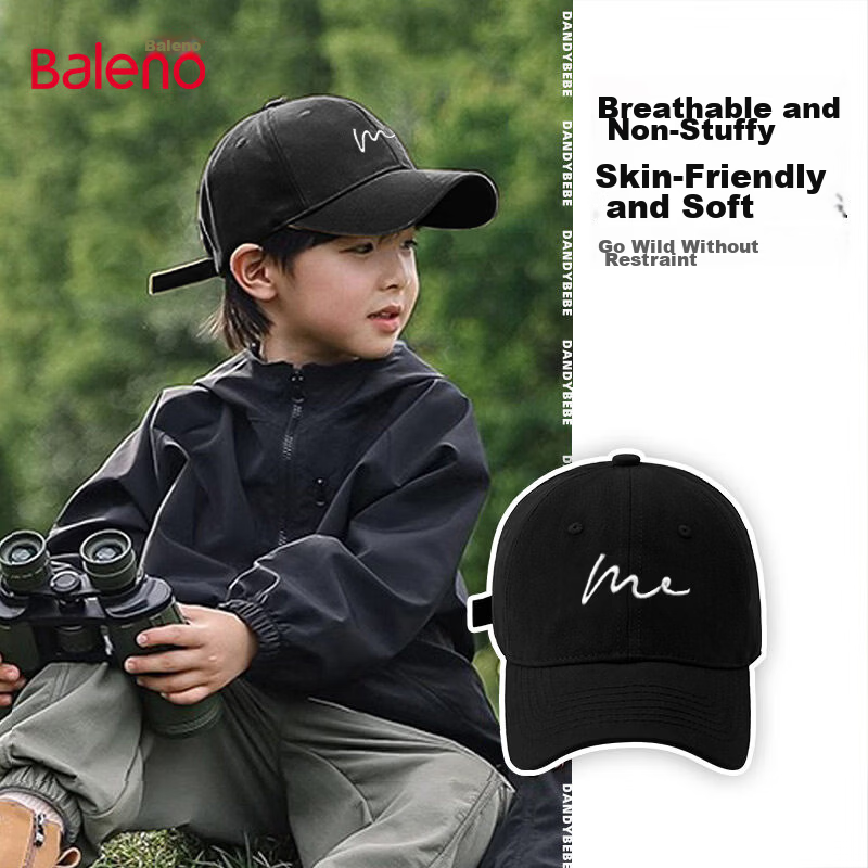 Baleno Kids Baseball Cap Boys Girls Cotton Breathable Sun Protection Outdoor Sports Travel Hat