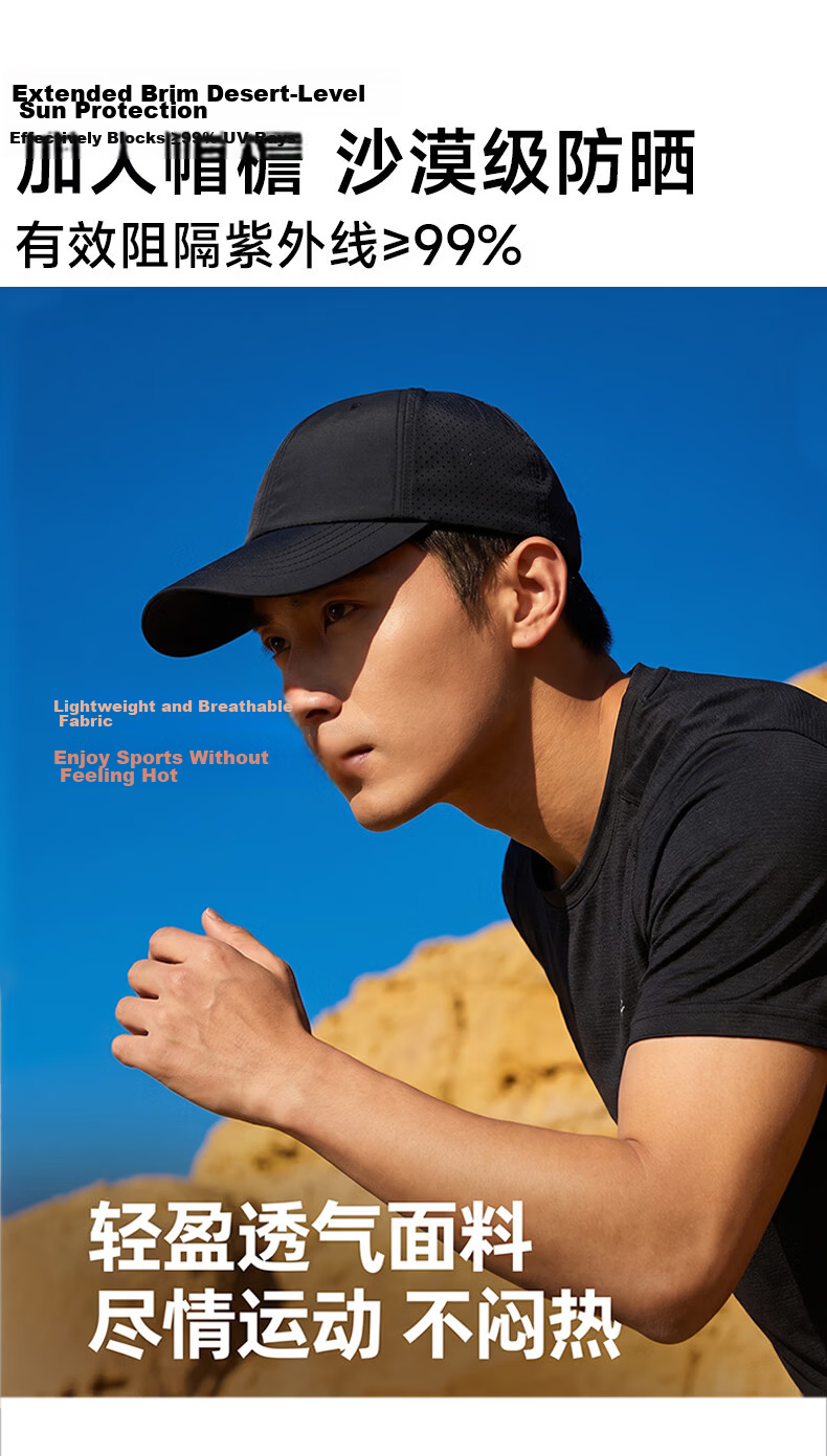 MMOPTOP Summer Quick-Dry Mesh Baseball Cap Men Breathable Outdoor Hiking Sun Protection Sports Visor Cap Women 3
