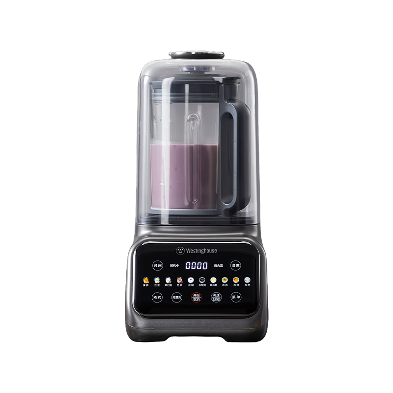 Westinghouse Pure Titanium Blender Variable Frequency Brushless Noise Reduction 0 Coating Pure Titanium Heating Plate 1.5L Fully Automatic Anti-Scald Soy Milk Maker Soft Touchscreen Color Display Baby
