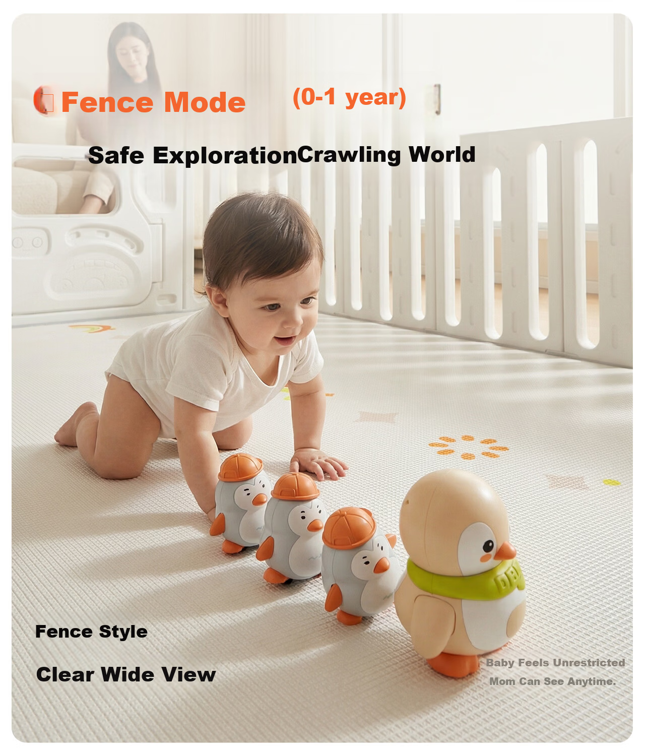 Manlong Dream Car Fence Baby Safety Gate Home Living Room Crawling Mat Floor Walker Guardrail 10+2 16