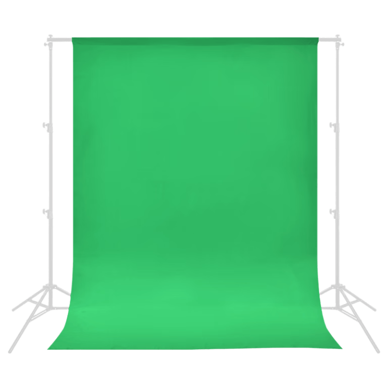 JINBEI 3*6M Polyester Light-Absorbing Background Cloth (Green)