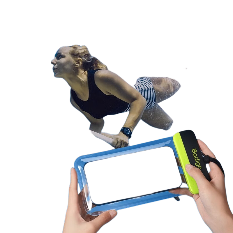 BADIGAO Waterproof Phone Case, Touchscreen Compatible, Photography Ready, for Swimming, Snorkeling, Rafting, Hot Springs, Beach, Transparent Sealed Cover