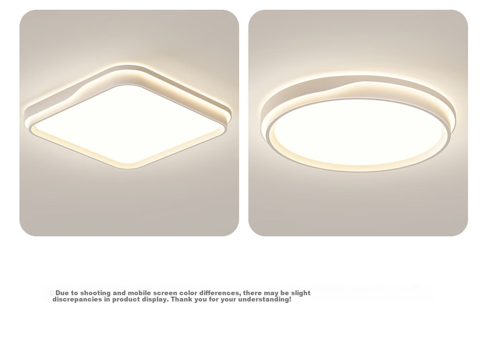 Dell Living Room LED Ceiling Light Full Spectrum Eye Protection Modern Minimalist Cream Style Zhongshan Lighting with Installation Package 37