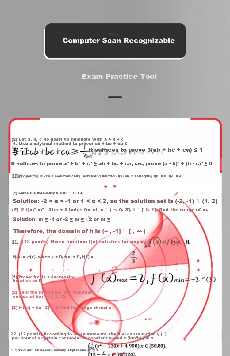BEIFA 0.5mm Quick-Dry Needle Tip Gel Pen, Direct Ink Rollerball Pen, Exam Practice Pen, Business Office Signature Pen, 10 Black + 2 Red【Back to School Essential】 10