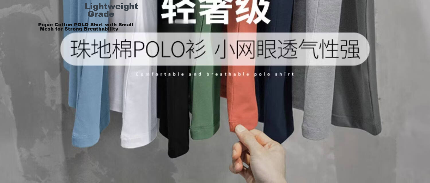 PLAYBOY Men's Summer Short Sleeve Polo Shirt Business Collar Solid Gray Simple Design 4