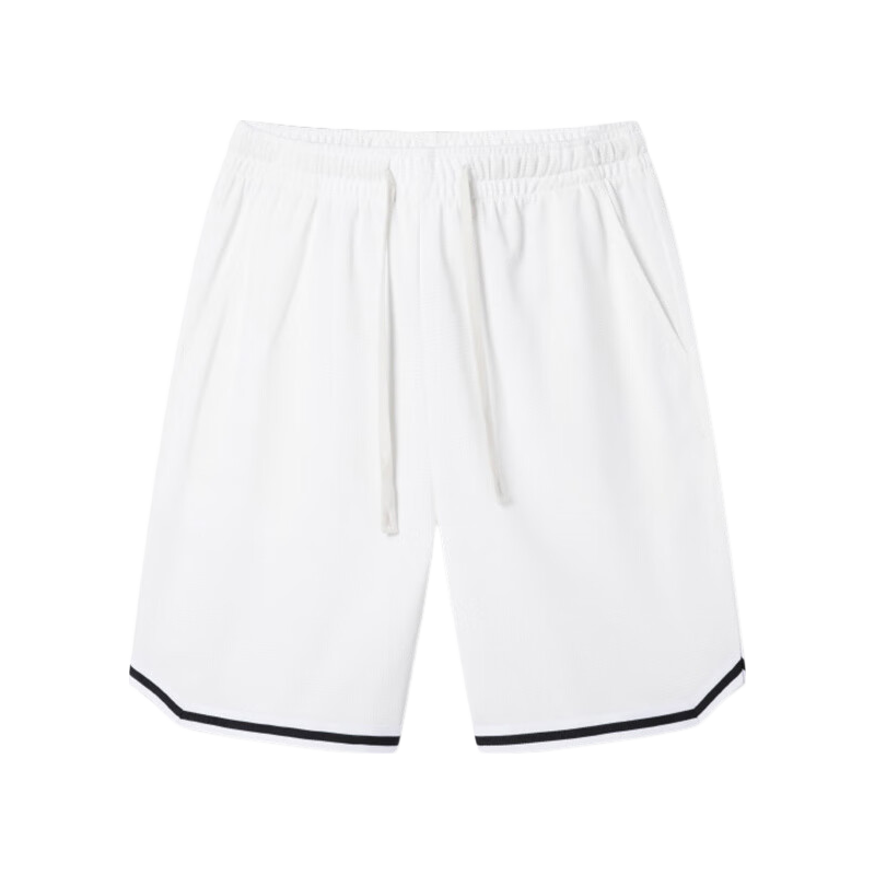 GENIOLAMODE Semir Group Men's Korean Style Loose Casual Lightweight Breathable Five-Point Ice Silk Quick-Dry Versatile Drawstring Shorts