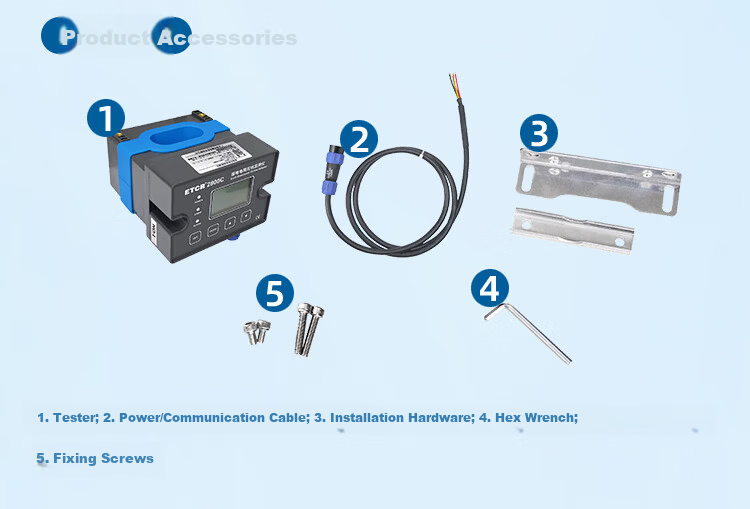 ETCR Online Ground Resistance Tester with Ground Current Measurement, Explosion-Proof Certified, RS485/4G Communication 15