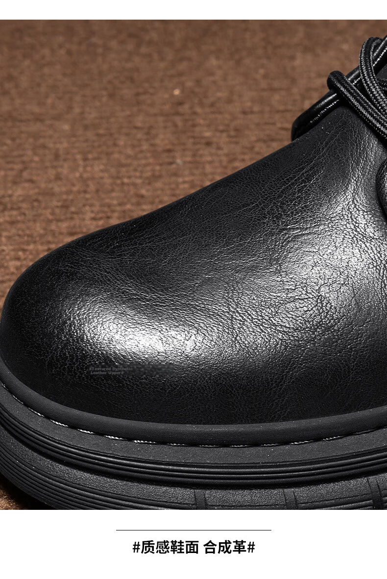 Bull Family Men's Shoes Spring Autumn New British Style Martin Boots Fashion Trendy Men's Work Boots Versatile Durable Shoes 11