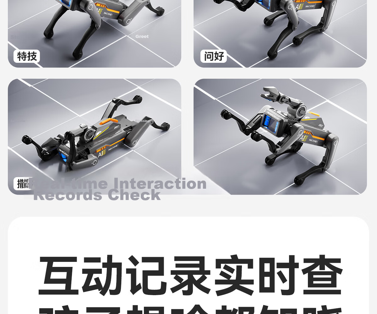 Xinger DeepSeek Smart Robot Dog AI Children's Toy Robot Remote Control Car Birthday Gift for Boys and Girls 22