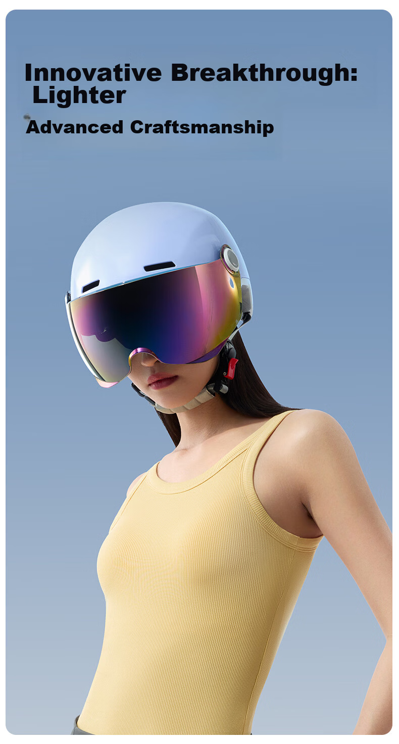 NEVA Helmet Electric Vehicle 3C Certified New National Standard Class A Motorcycle Electric Bike Half Helmet Unisex Summer Lightweight Safety Cap Ultra-Light Integrated Molded 7