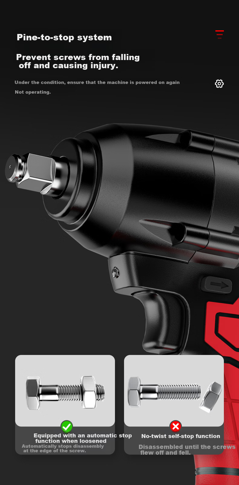 Delixi Electric 21V Cordless Ratchet Wrench Truss Wrench 90-Degree Angle Rechargeable Screwdriver Tool Set 3