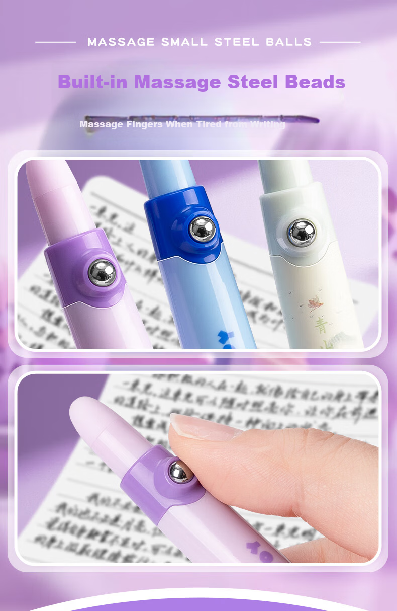 Ichimaru Ka Relief Fountain Pen Click Type for 3rd Grade Elementary Students with Replaceable Ink Cartridges Posture Correction Writing Pen Beginner Fountain Pen 1 Pen + 4 Ink Cartridges KBX-6344D Sof 8