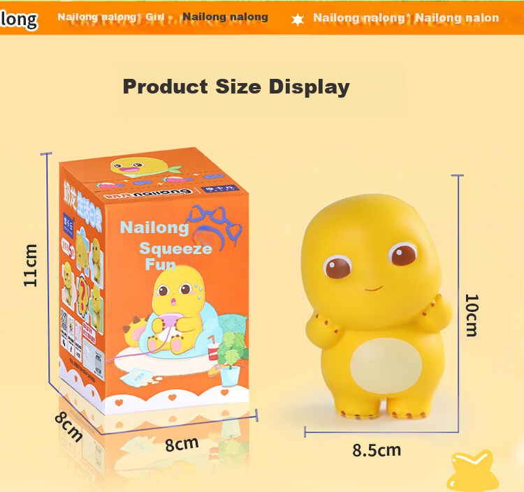 MKBIBI Little Milk Dragon Squeeze Blind Box Stress Relief Toy Slow Rebound Plush Doll Kids Boys Girls Children's Day Gift 8