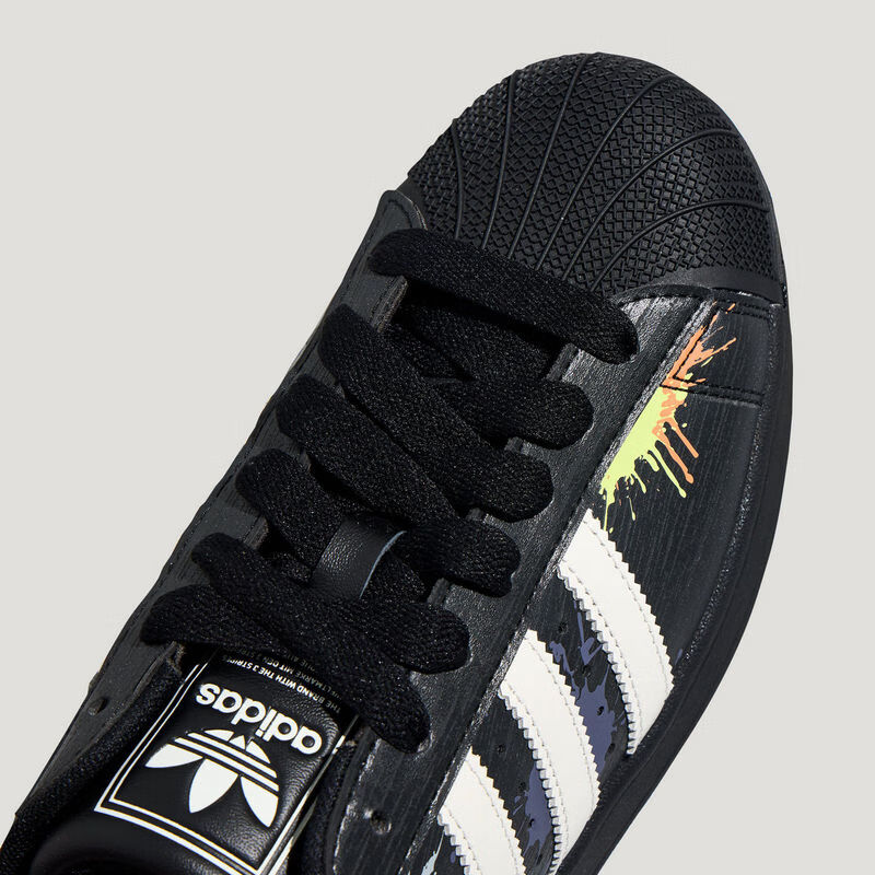 Adidas Originals Unisex Superstar II Casual Shoes LA3775 Black Size 42 5