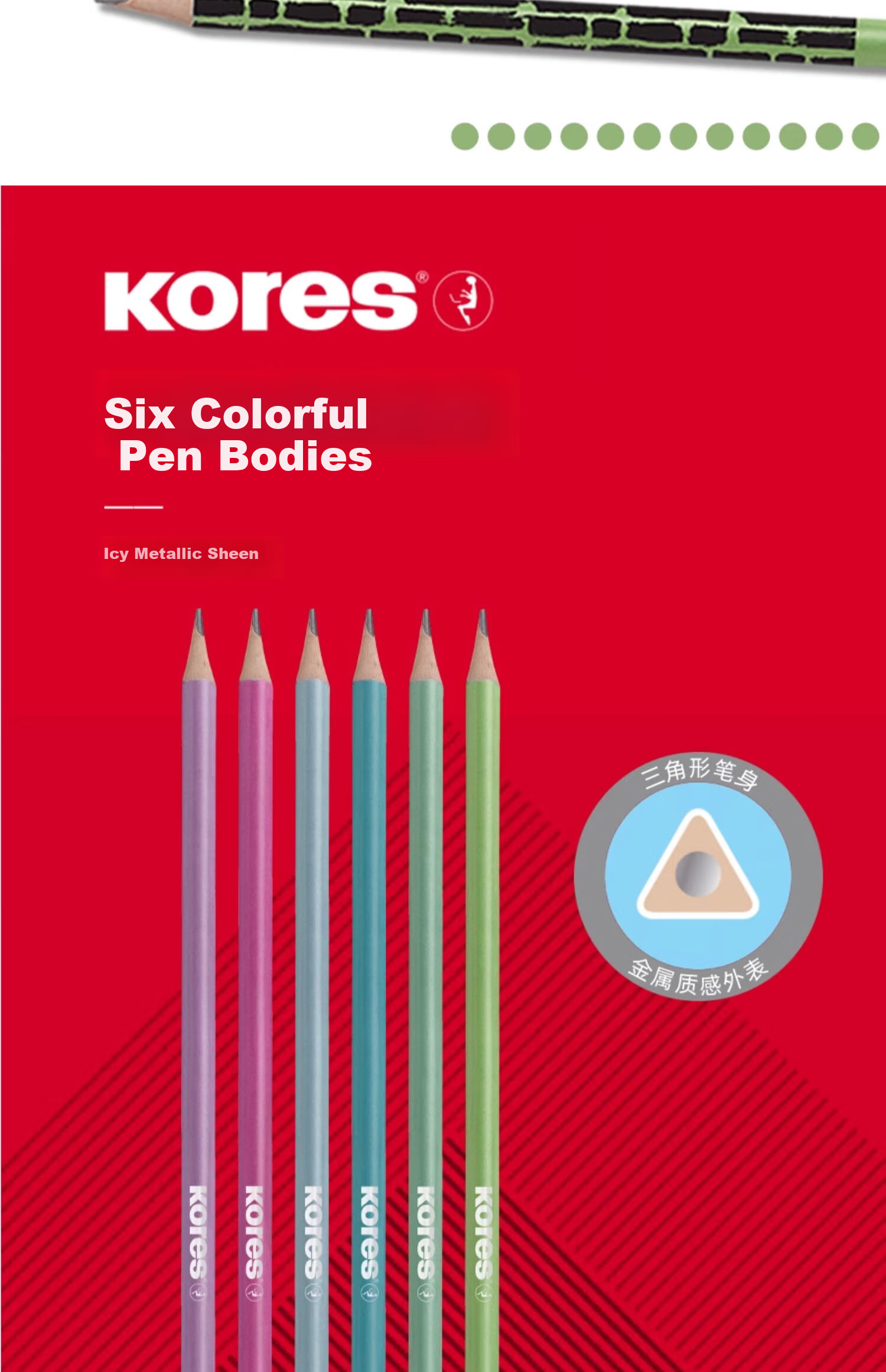 KORES Europe Kores HB Non-Toxic Pencils for Primary School Grade 1 with Multiplication Table, Fashion Cartoon Writing Sketching Graphite Pencils, 12 Pack 5