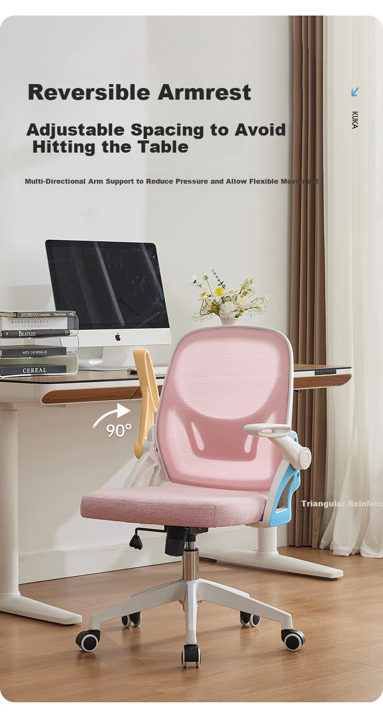 Kuka Home F05 Computer Chair Ergonomic Office Chair for Home Long Sitting Student Study Desk Chair Gaming Chair 5