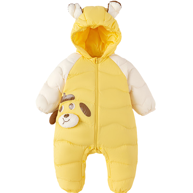 BALABALA Children's Clothing, Baby down Jacket, Outdoor Onesie, 2026 Winter Outfit, Infant Romper, Kids' Clothing, Boys And Girls Cute Style