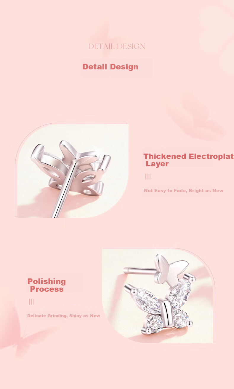 GLTEN 999 Pure Silver Earrings for Women, Elegant Lightweight Luxury Hoop, 2026 New Birthday Gift for Girlfriend and Wife 6