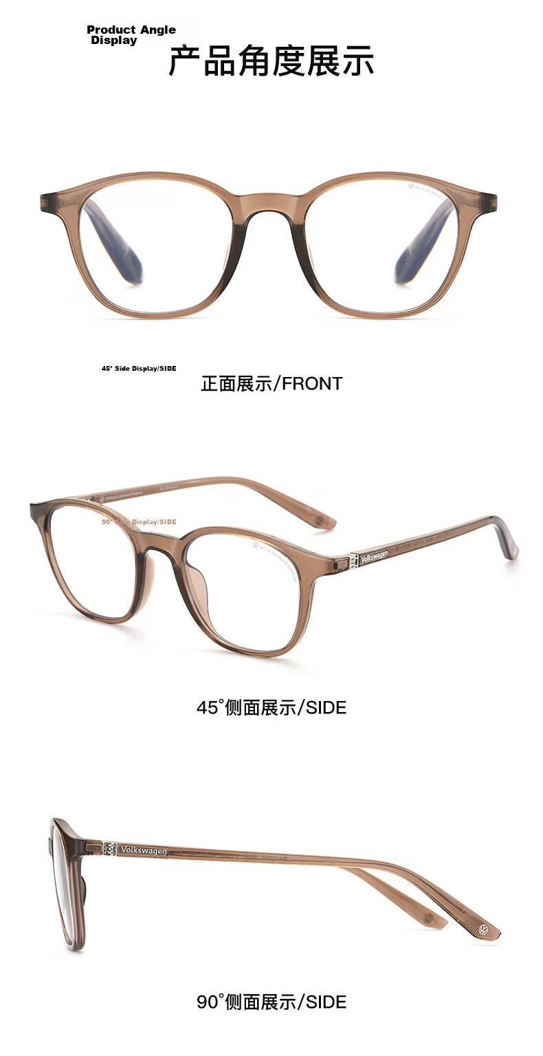 Volkswagen Germany Volkswagen Reading Glasses HD Blue Light Blocking Elderly Women's Premium Authentic 628-250 12