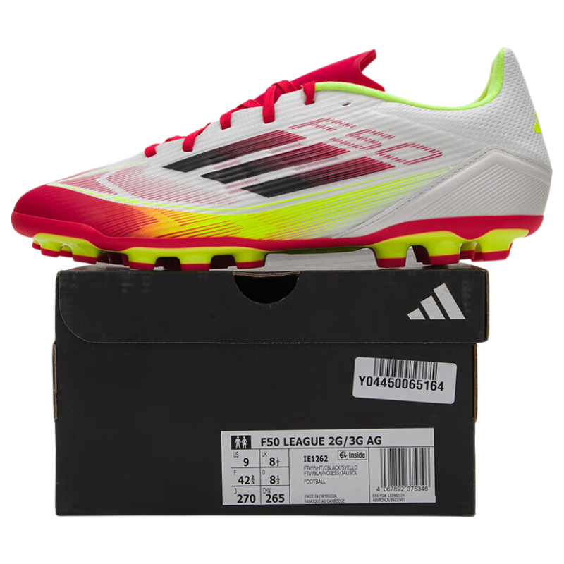 Adidas F50 LEAGUE AG Forward Speed Artificial Turf Short-Studded Soccer Cleats IE1262
