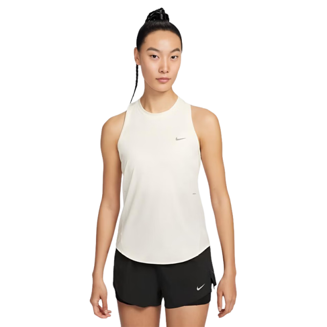 Nike Women's Sports Tank Top Fitness Training Running Crew Neck Sleeveless Shirt HQ0621-133 White M